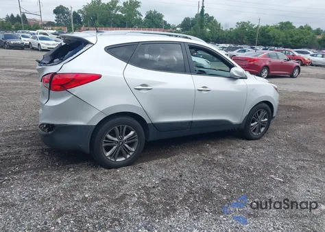 2014 Hyundai Tucson Se from USA, damaged, VIN KM8JU3AG5EU831589
